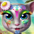 Kitty Beach Makeup