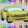 American Cars Coloring Book