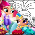 Shimmer And Shine Coloring Book