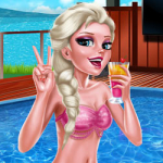Ice Queen Pool Day